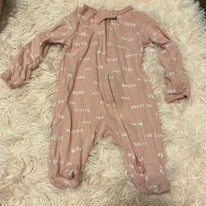Carters footed onesie